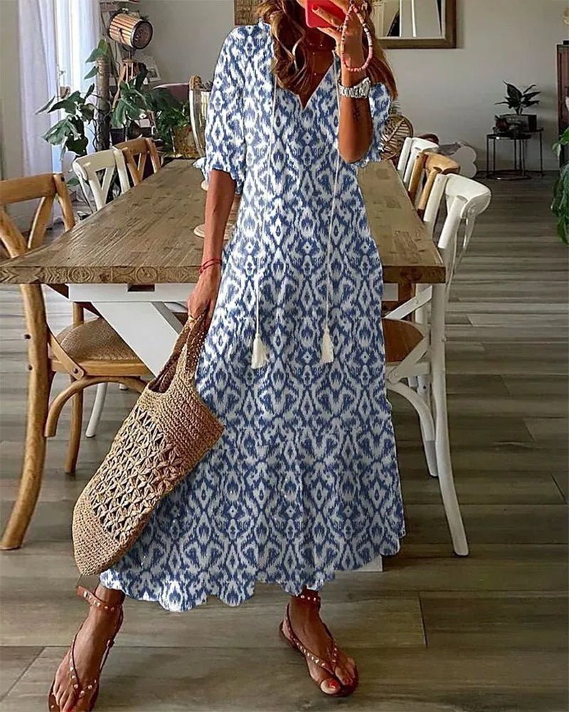 Luna | Könnyed Boho Midi Ruha