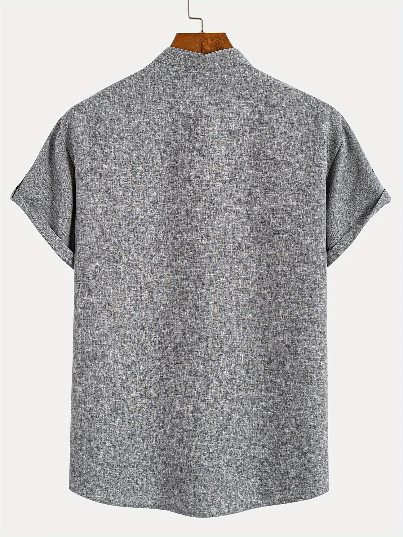Kristóf™ | Elegáns, rövid ujjú ing álló gallérral
