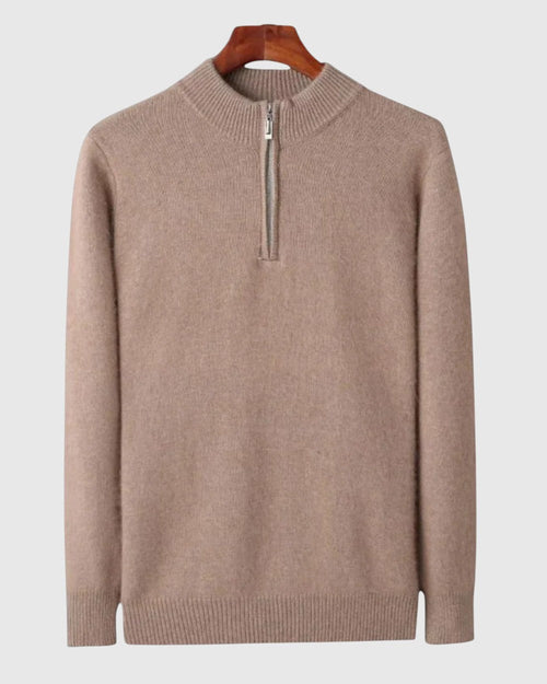Gáspár – Genève zip-up cashmere cardigan