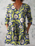 Elodie | V-Neck Long Blouse
