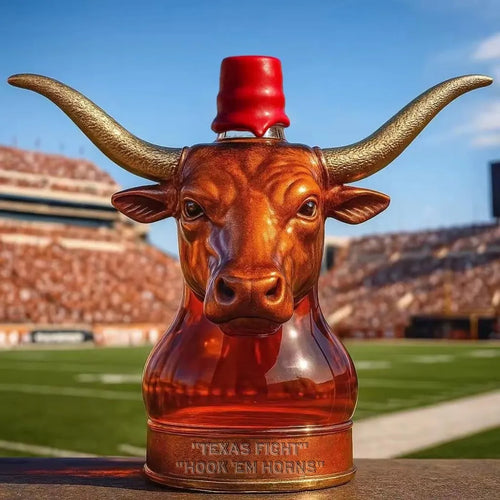 Texas Longhorns Focis Whisky Üveg