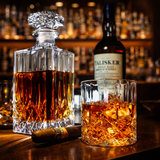 Whisky Üveg - Üveg és Pohár Szett