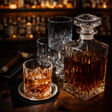 Whisky Üveg - Üveg és Pohár Szett