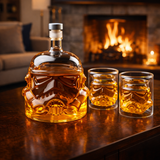 Whisky Üveg - Üveg és Pohár Szett Édition
