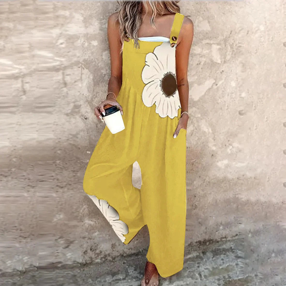 Laura™ - Elegáns Overál Laza Vágással