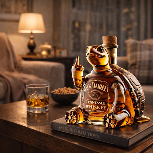 Whisky Üveg - Teknős Édition