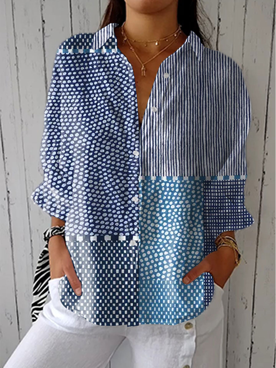 Fiora | Óceáni Patchwork Blúz