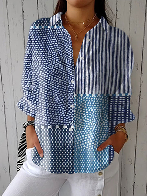 Fiora | Óceáni Patchwork Blúz
