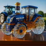 New Holland T7 Traktor Alakú Klasszikus Whisky Üveg