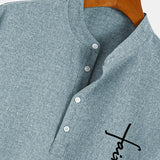 Kristóf™ | Elegáns, rövid ujjú ing álló gallérral