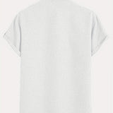Kristóf™ | Elegáns, rövid ujjú ing álló gallérral