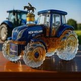New Holland T7 Traktor Alakú Klasszikus Whisky Üveg