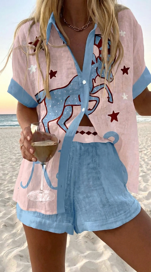 GEMMA | Summer Shorts Set