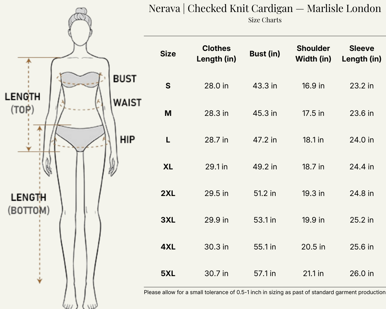 Nerava | Kockás Kötött Kardigán — Marlisle London
